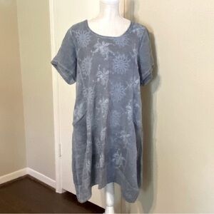 Embroidered Linen Dress L/XL